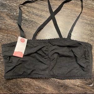 Lane Bryant Cacique black bralette 22/24 NWT